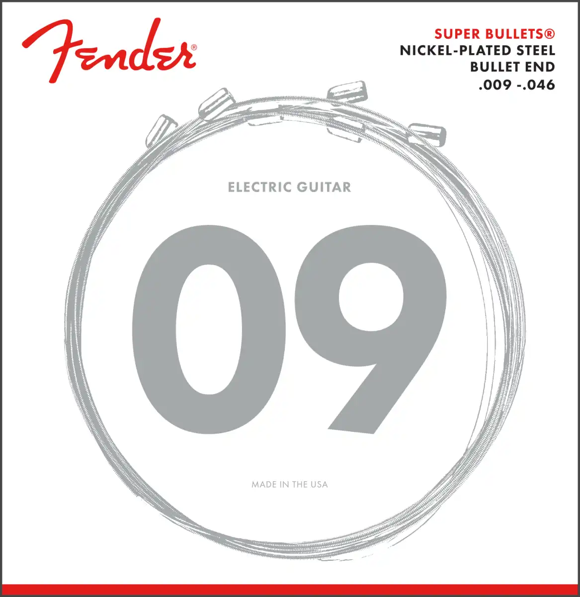 Fender 3250LR Super bullets 9-46