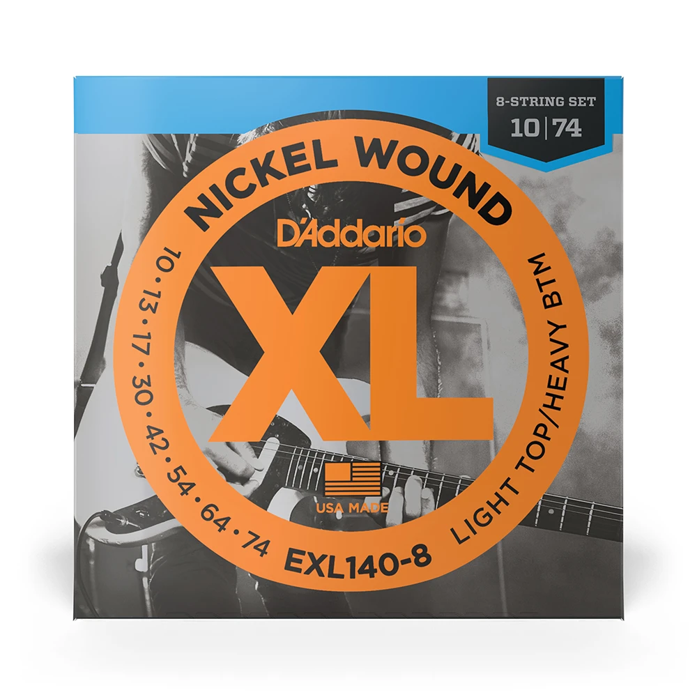 D´Addario EXL140-8 10-74 8-String
