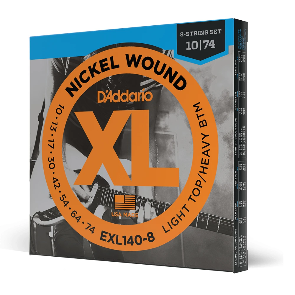 D´Addario EXL140-8 10-74 8-String