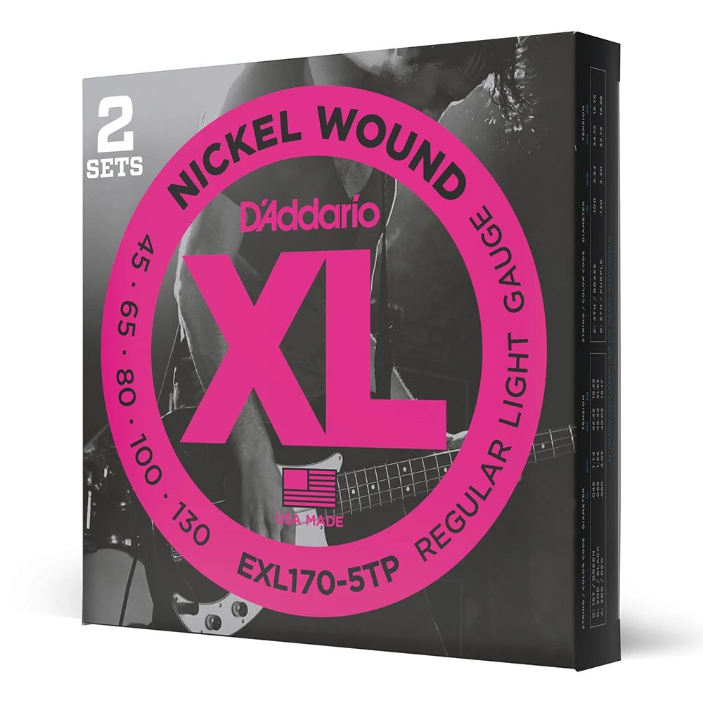D´Addario EXL170-5TP 45-130 Doppelpack