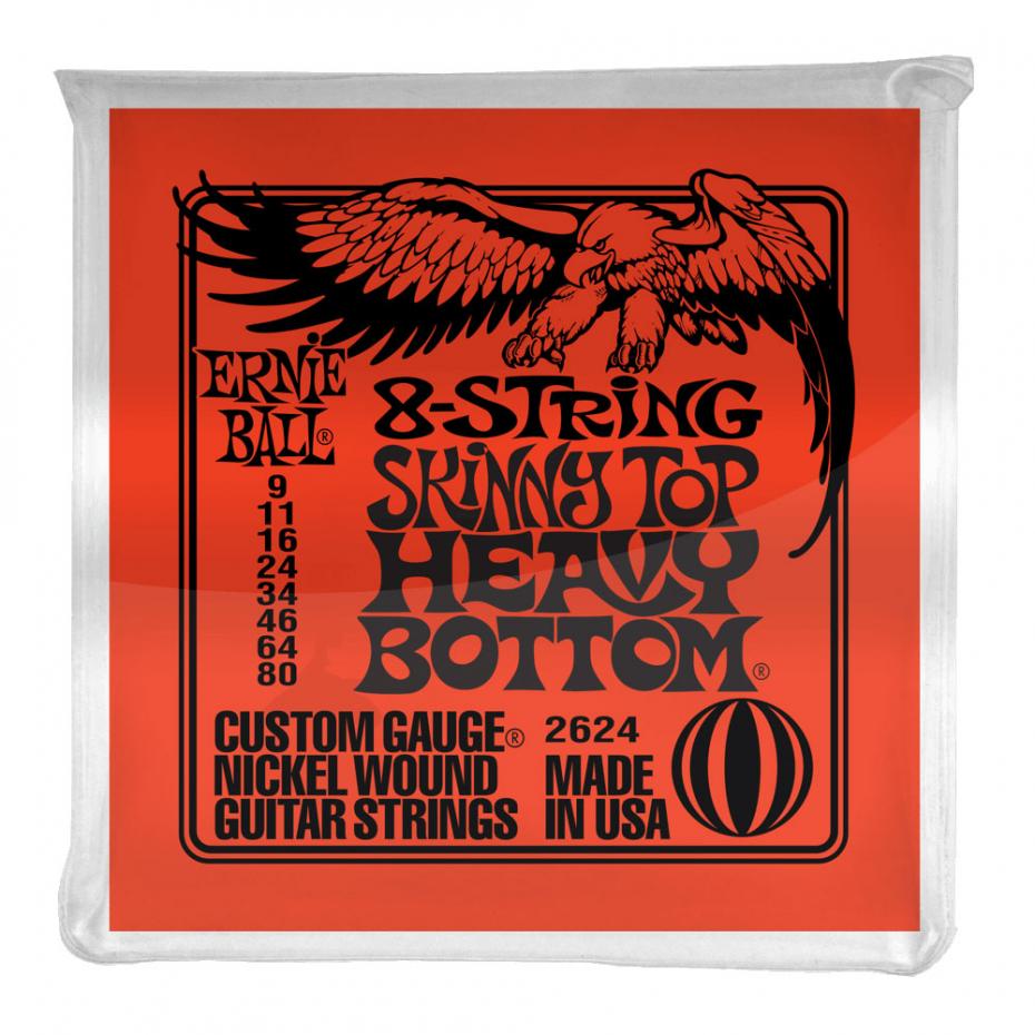 Ernie ball 2624 Skinny Top Heavy Bottom Slinky 8-String