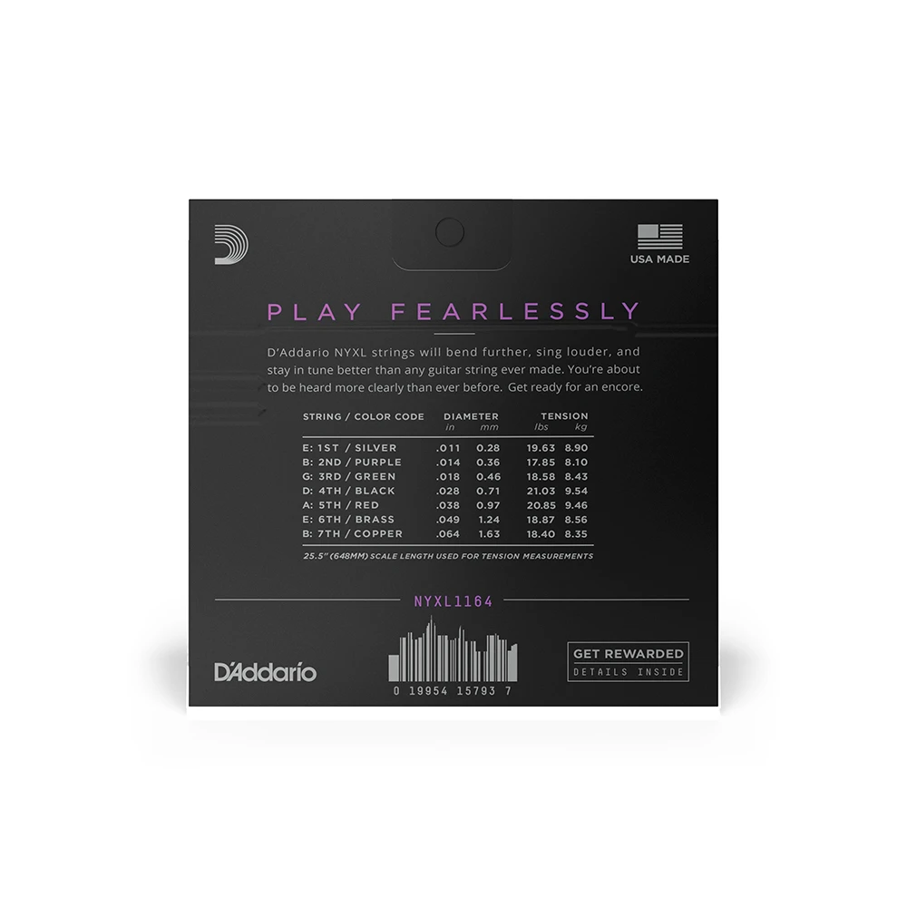 D´Addario NYXL1164 High Carbon