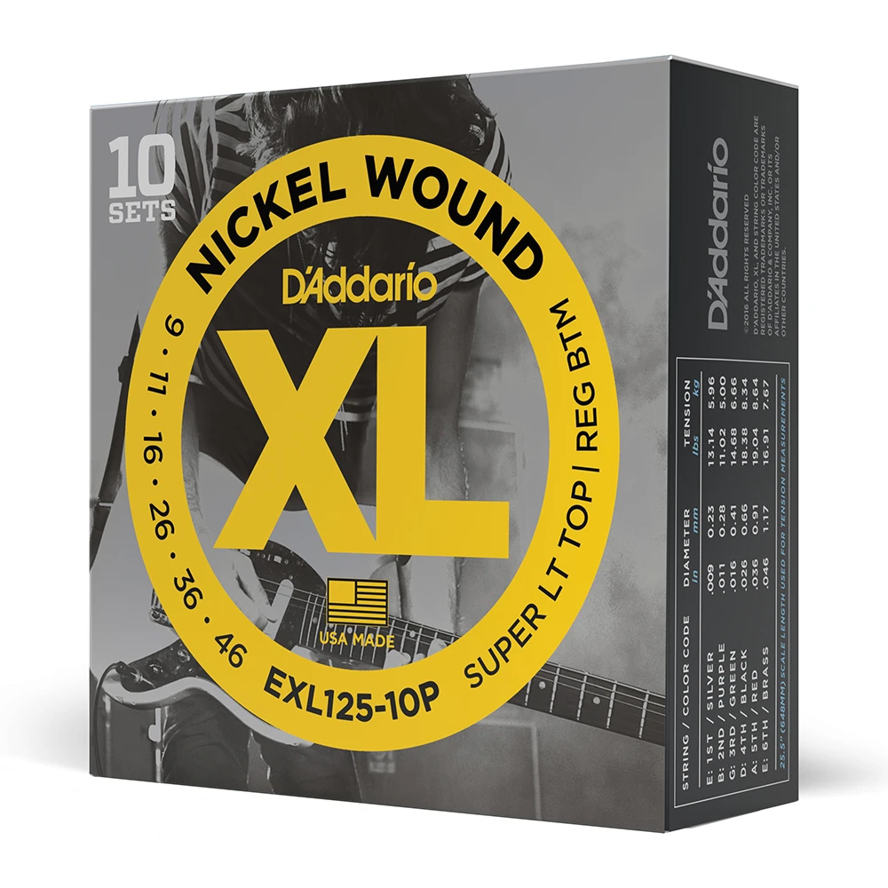 D´Addario EXL125-10P 09-46 10-Sets Vorratspackung