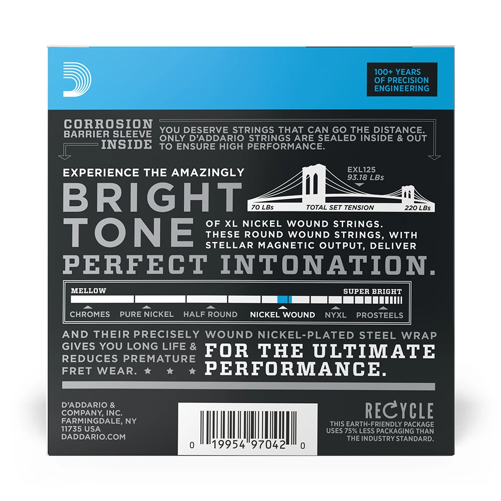 D´Addario EXL125-10P 09-46 10-Sets Vorratspackung