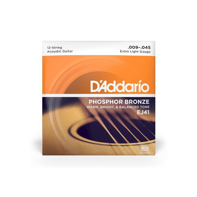 D´Addario EJ41 09-45 for 12-String