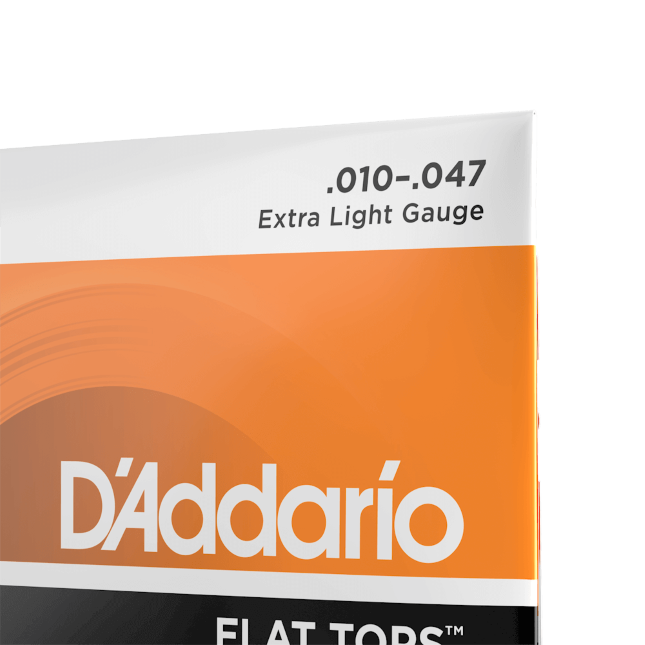 D´Addario EFT15 10-47 Flat Tops, Phosphor Bronze