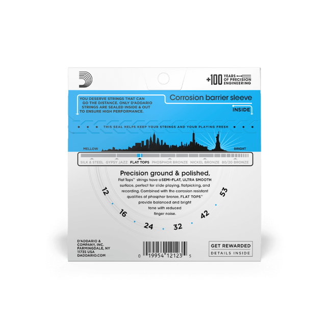 D´Addario EFT16 Flat Tops