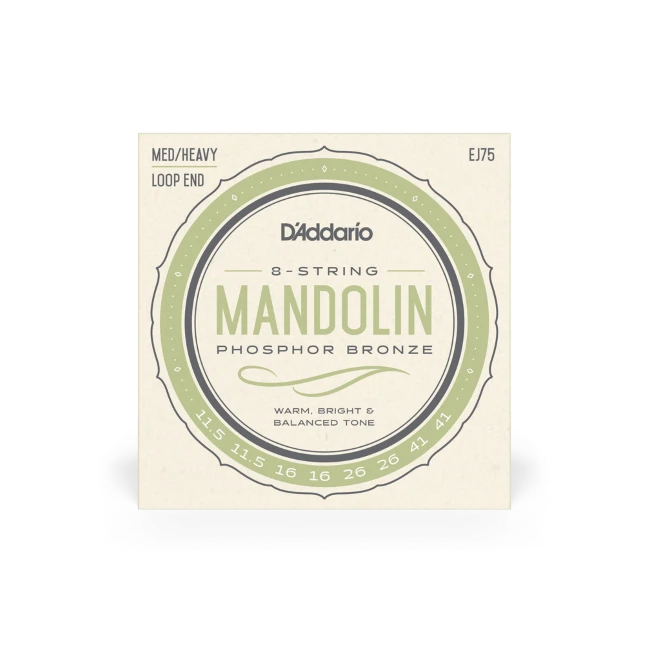 D'Addario EJ75 11,5-41 Mandoline Phosp.Bronze