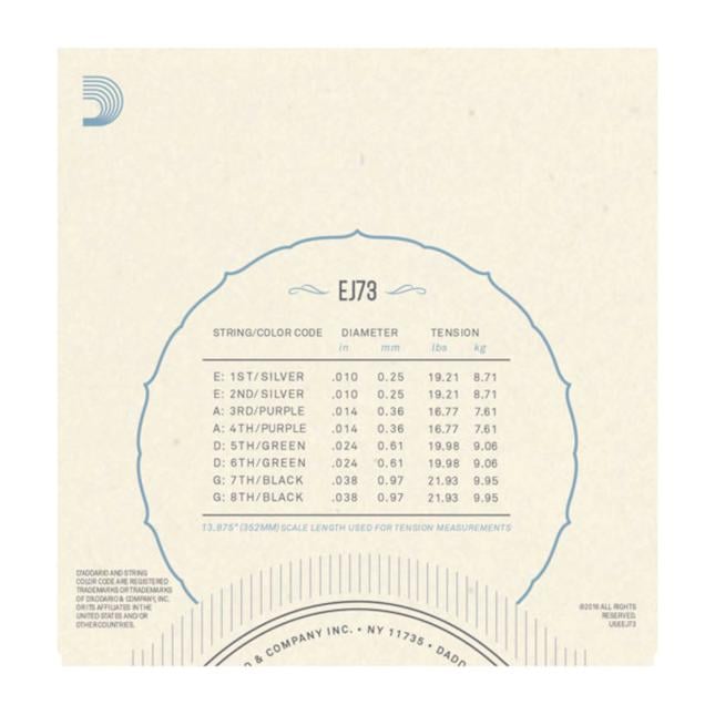 D´Addario EJ73 10-38 Phosphore Bronze