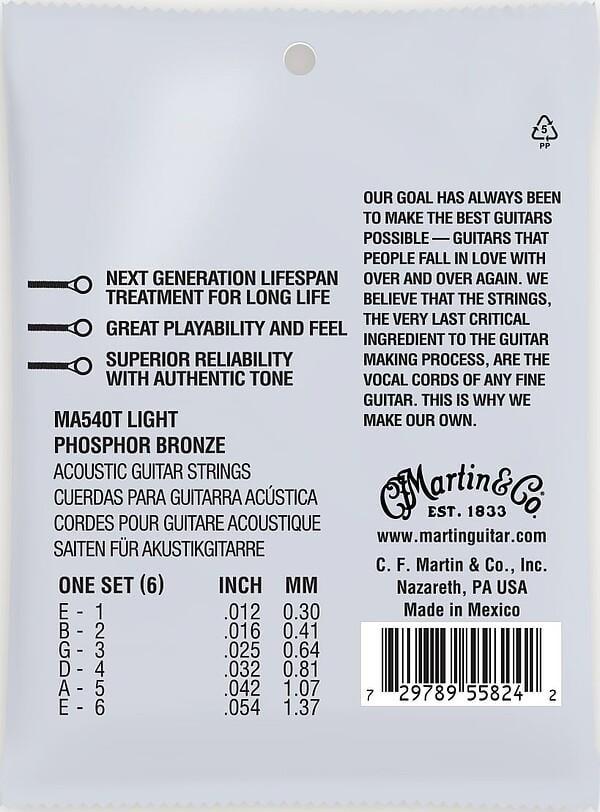 Martin Authentic MA540T 12-54