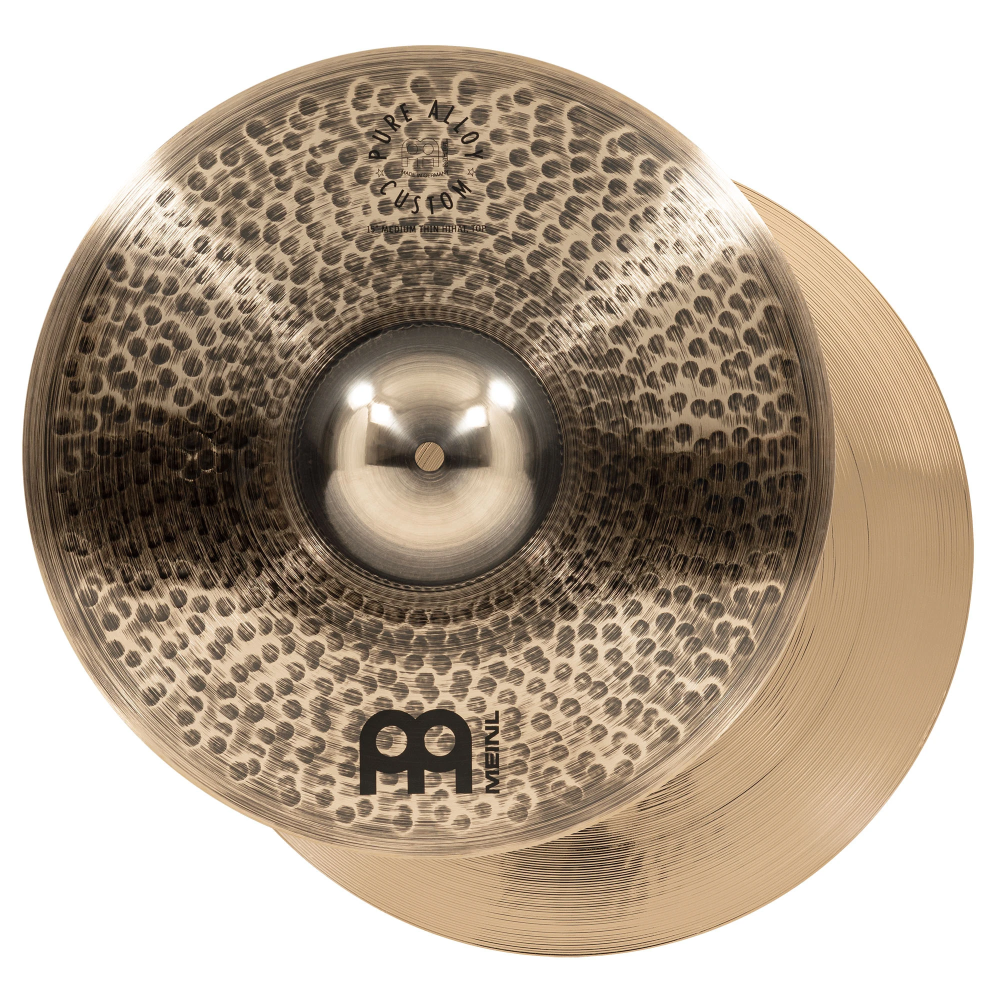 MEINL Cymbals Pure Alloy Custom HiHat - 15