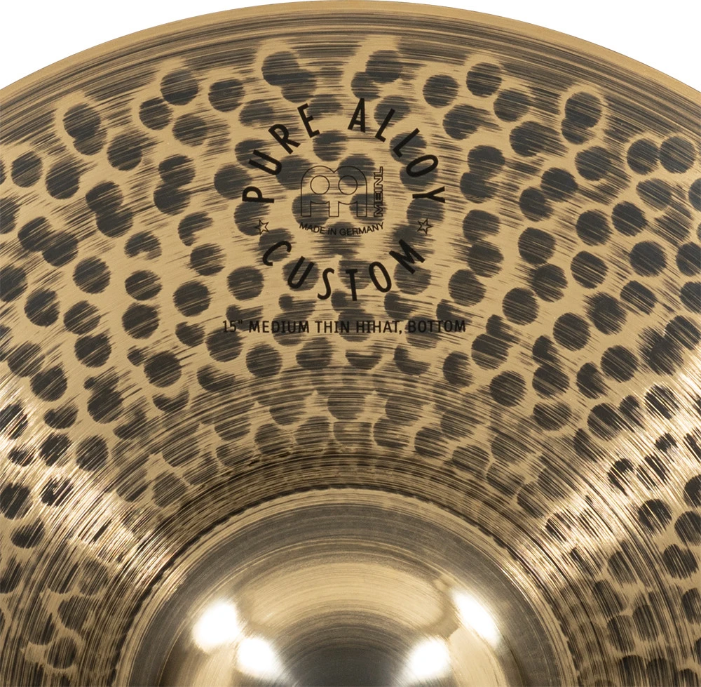 MEINL Cymbals Pure Alloy Custom HiHat - 15