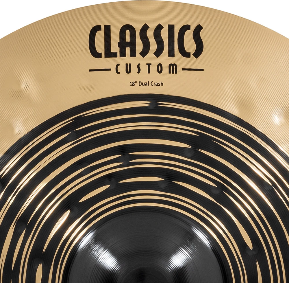 MEINL Cymbals Classics Custom Dual Crash - 18