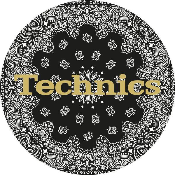 Magma Slipmats Technics Bandana Schwarz