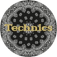 Magma Slipmats Technics Bandana Schwarz