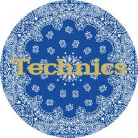 Magma Slipmats Technics Bandana Blau