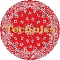 Magma Slipmats Technics Bandana Rot