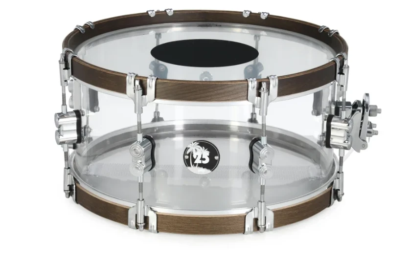 PDP 25th Anniversary 14x6,5 Acrylic Snare w. Woodhoops