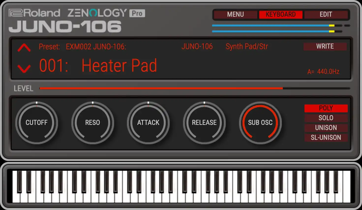 Roland Cloud JUNO-106 Model Expansion