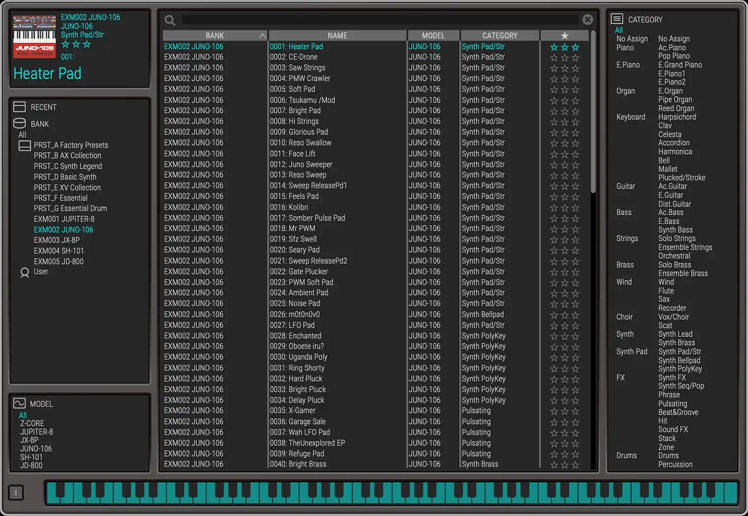 Roland Cloud JUNO-106 Model Expansion