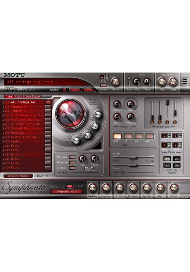 MOTU Symphonic-Instrument-PlugIn 8GB