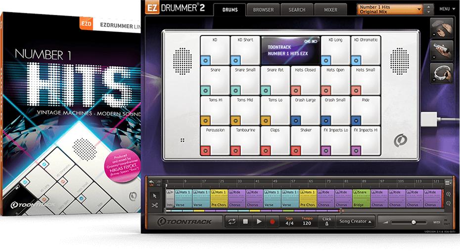 Toontrack EZX Number 1 Hits