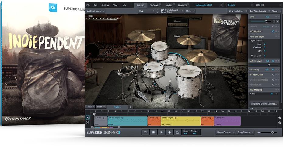Toontrack SDX Indiependent