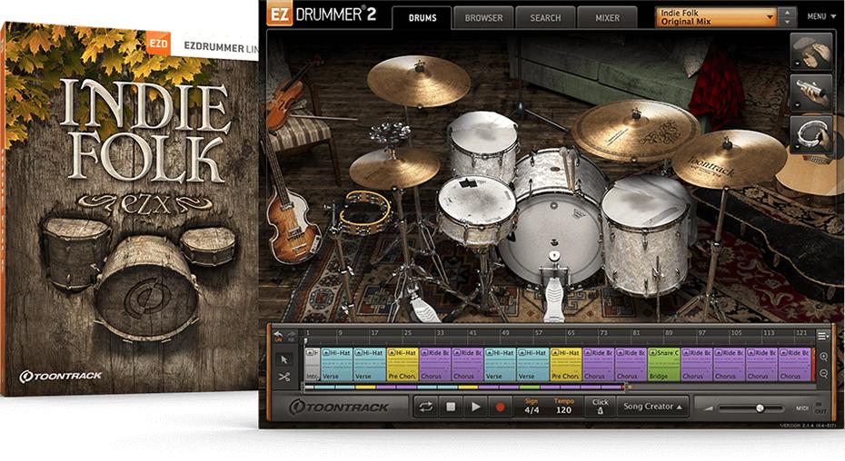 Toontrack EZX Indie Folk