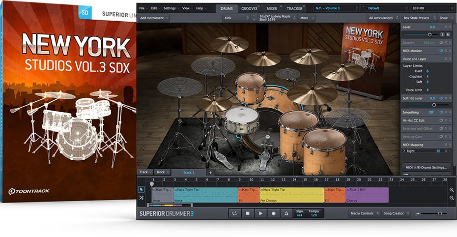 Toontrack SDX New York Studios Vol.3