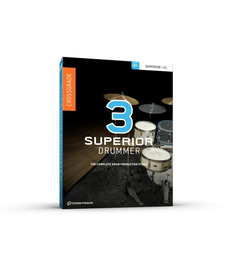 Toontrack Superior-Drummer-3.0 Crossgrade von EZDrummer