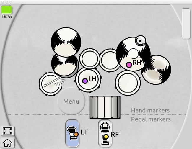 Aerodrums Air Percussion Set mit Kamera