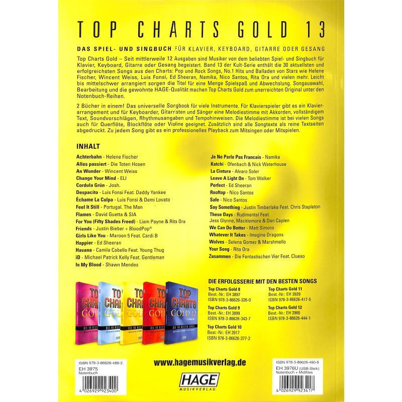 Top Charts Gold 13 - 2 CDs
