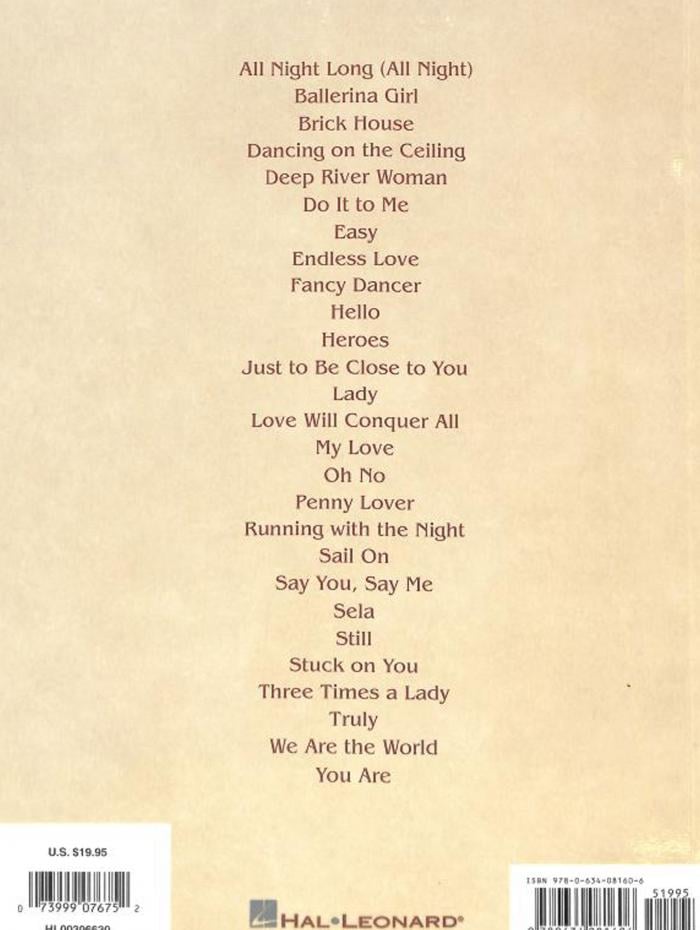 Lionel Richie - ANTHOLOGY