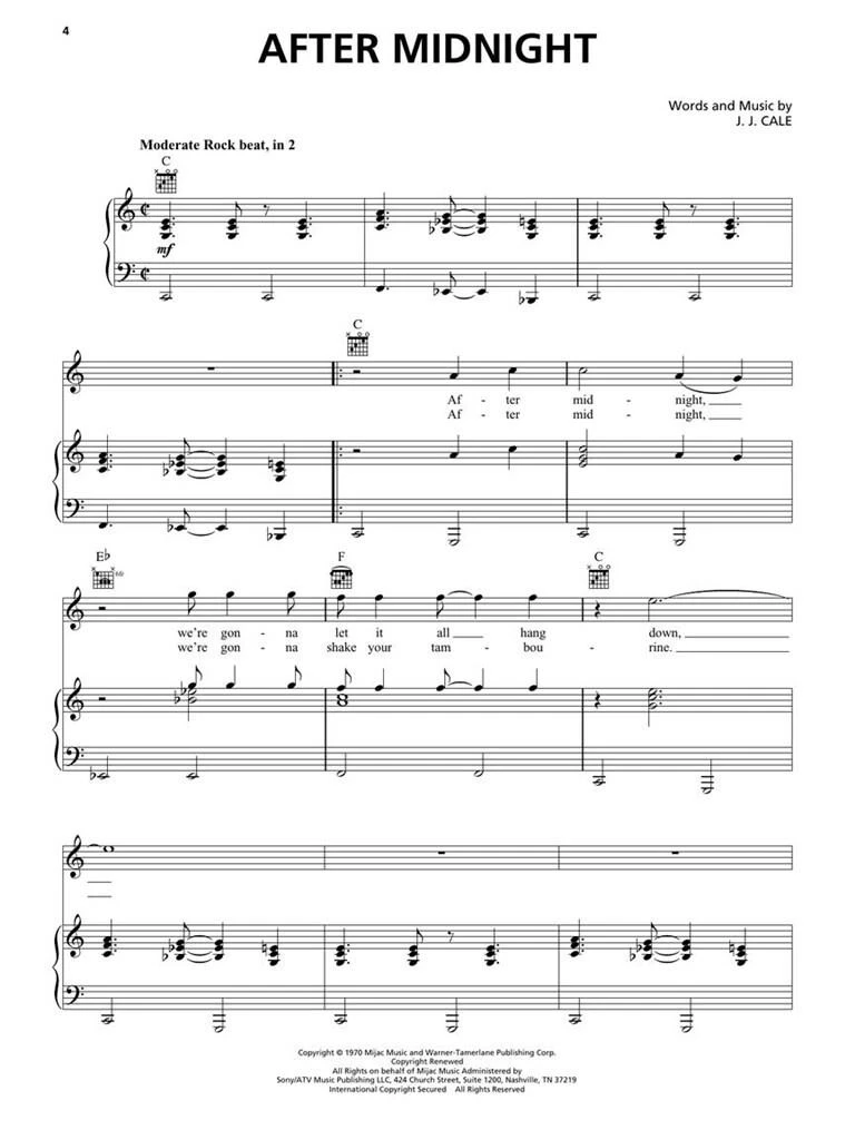 Eric Clapton - SHEET MUSIC ANTHOLOGY