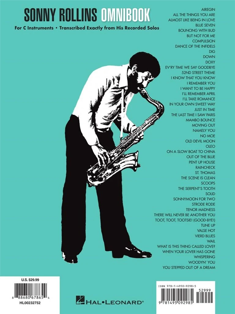 OMNIBOOK - Sonny Rollins - C Instruments