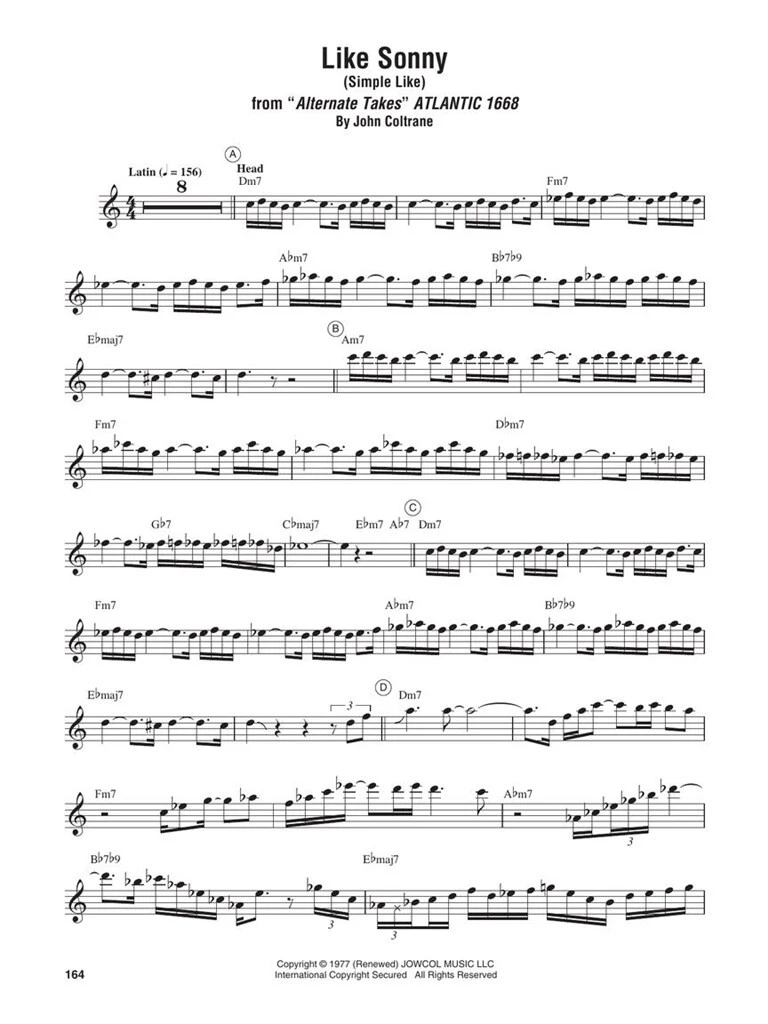 OMNIBOOK - JOHN COLTRANE - C Instruments