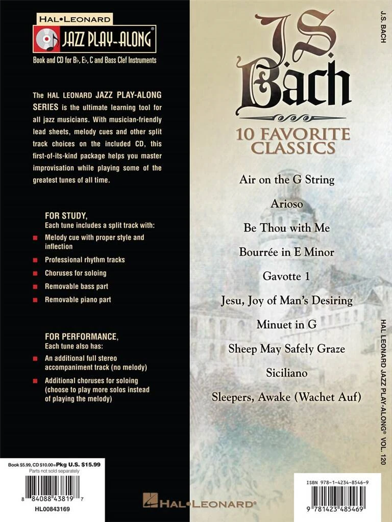 J.S. BACH: 10 FAVORITE CLASSICS
