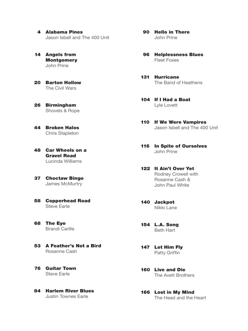 THE AMERICANA SONGBOOK