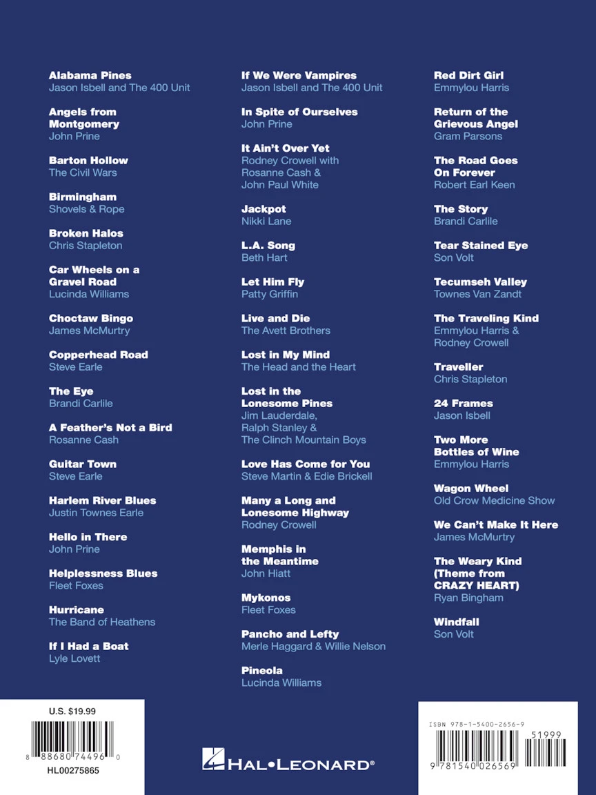 THE AMERICANA SONGBOOK