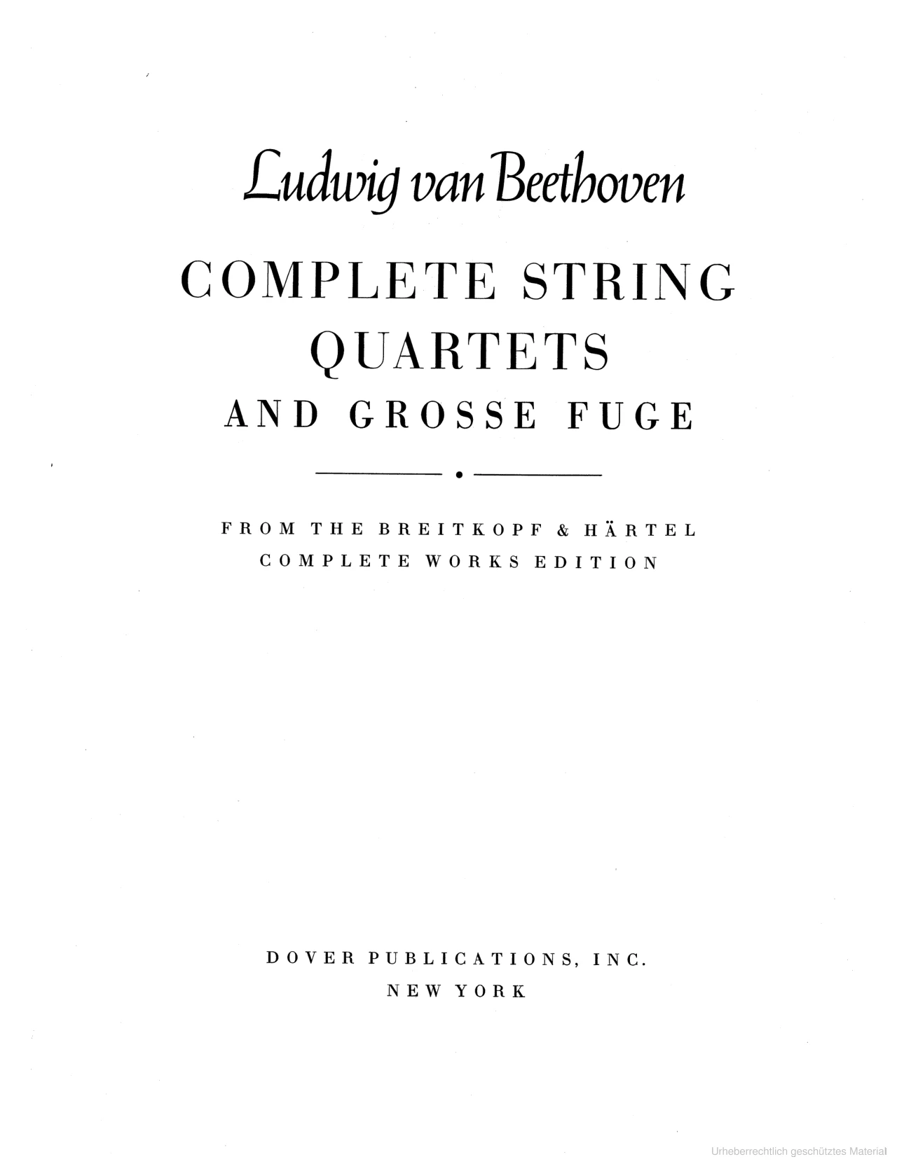 Beethoven - Complete String Quartets And Grosse Fugue Op. 133