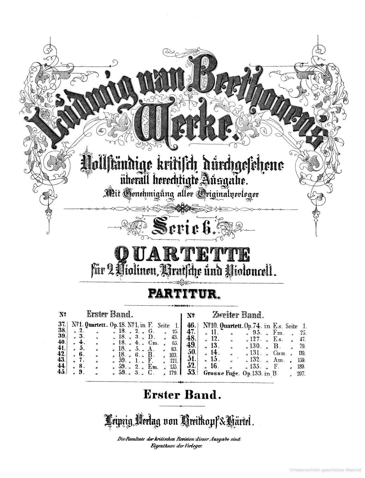 Beethoven - Complete String Quartets And Grosse Fugue Op. 133