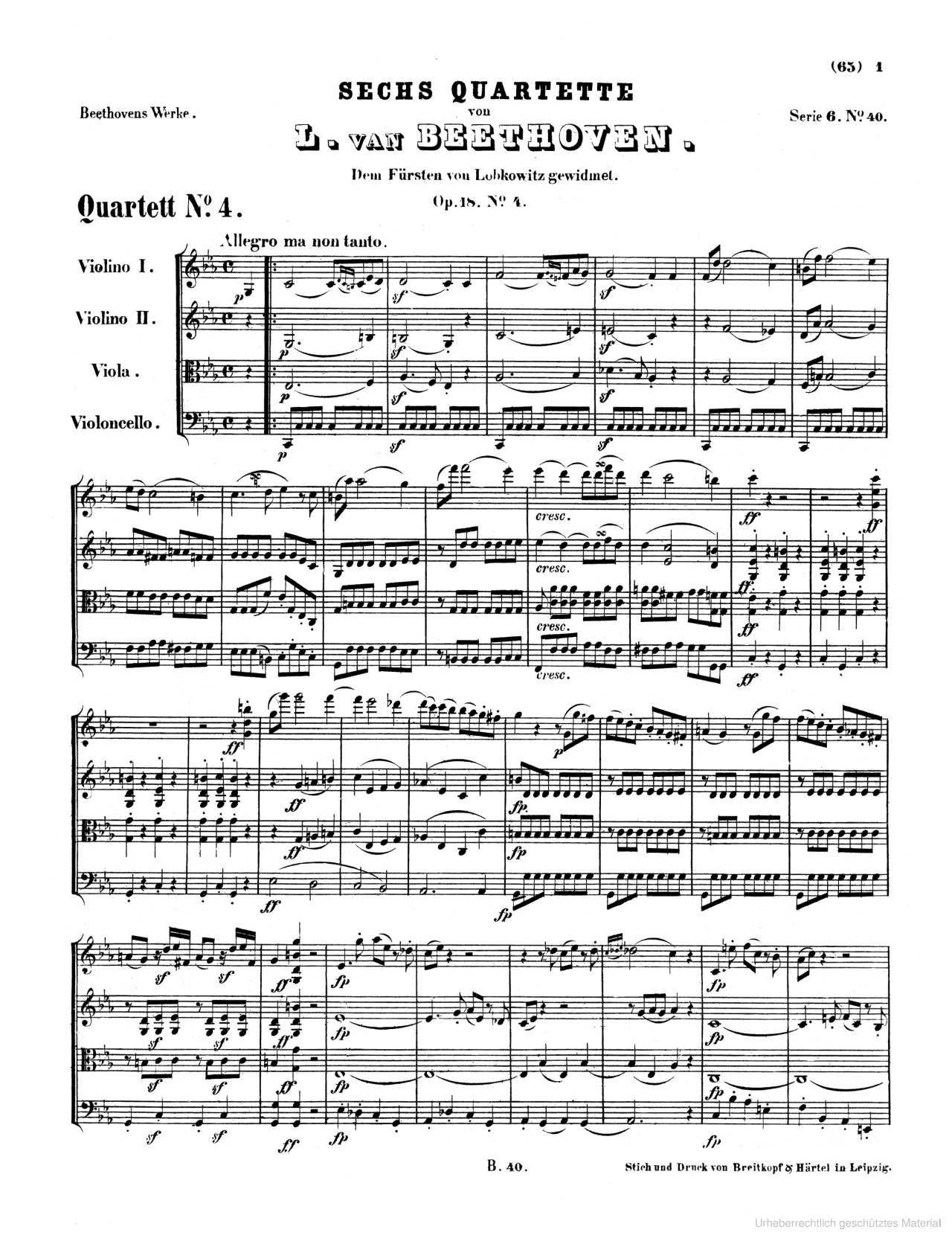 Beethoven - Complete String Quartets And Grosse Fugue Op. 133