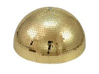 EUROLITE Spiegel-Halbkugel 50cm Gold mit Motor
