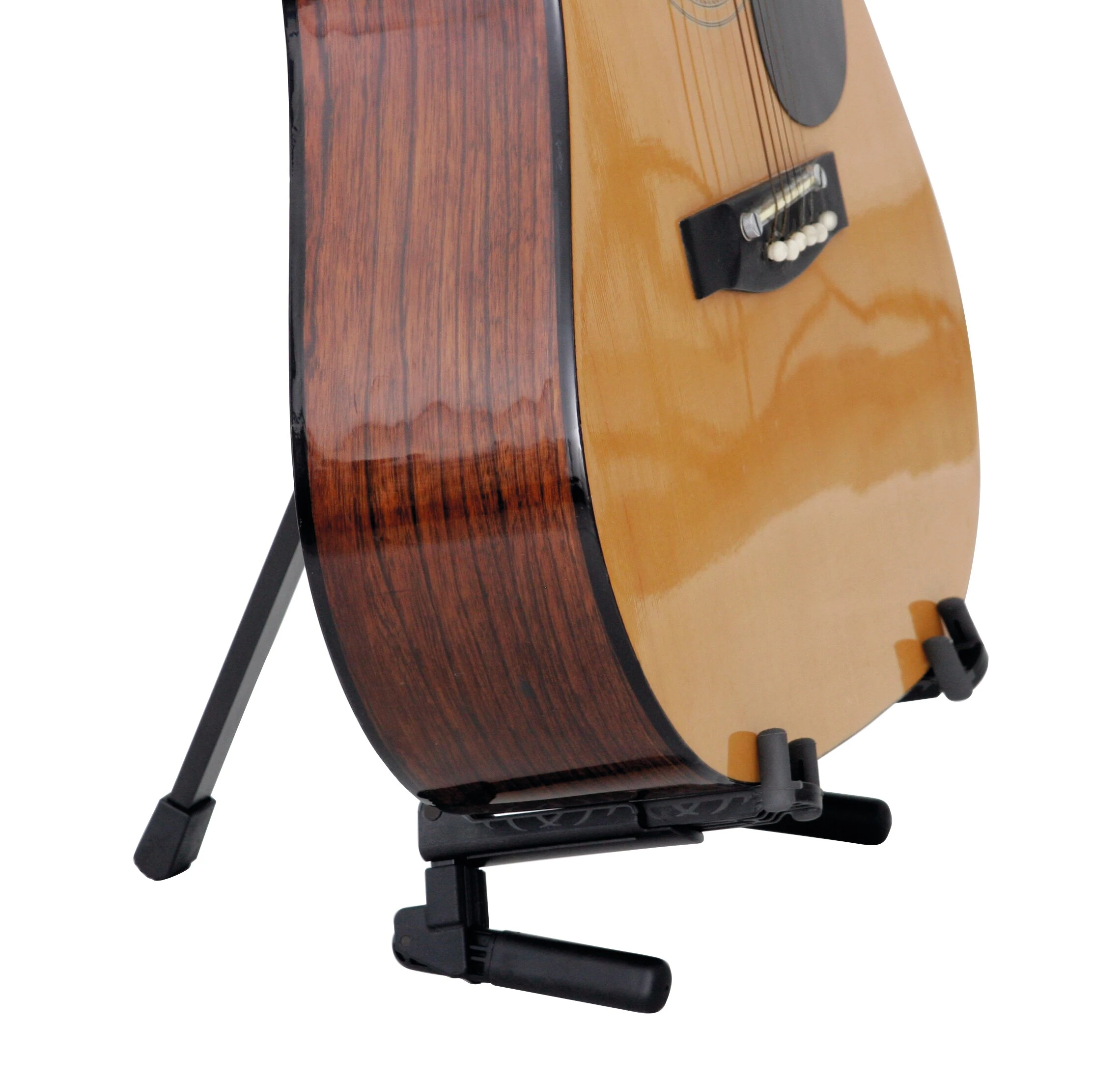 K&M 17550 Ständer Memphis A- und E-Gitarre SCHWARZ Travel