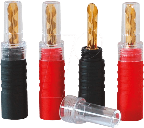 Dynavox High-End Bananenhohlstecker 4er Set