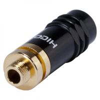 Hicon Stecker Klinkenbuchse 3,5 female mit Schraubverschluss