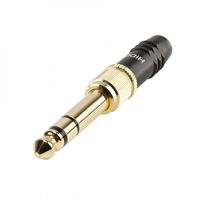 Hicon Stecker Klinke 3,5 male + 6,3 Adapter