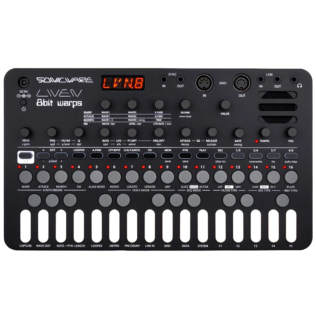 Sonicware Liven 8 Bit Warps