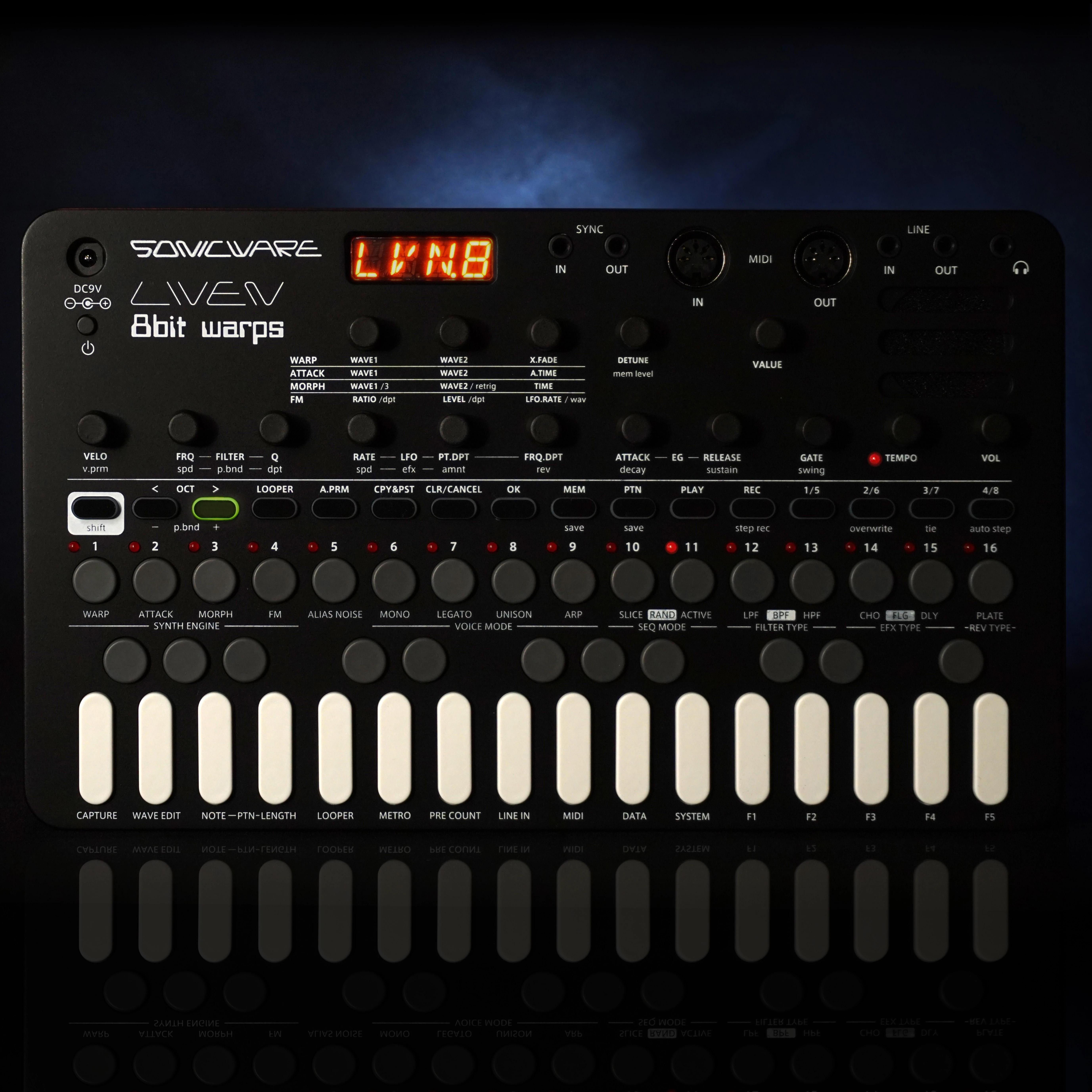 Sonicware Liven 8 Bit Warps