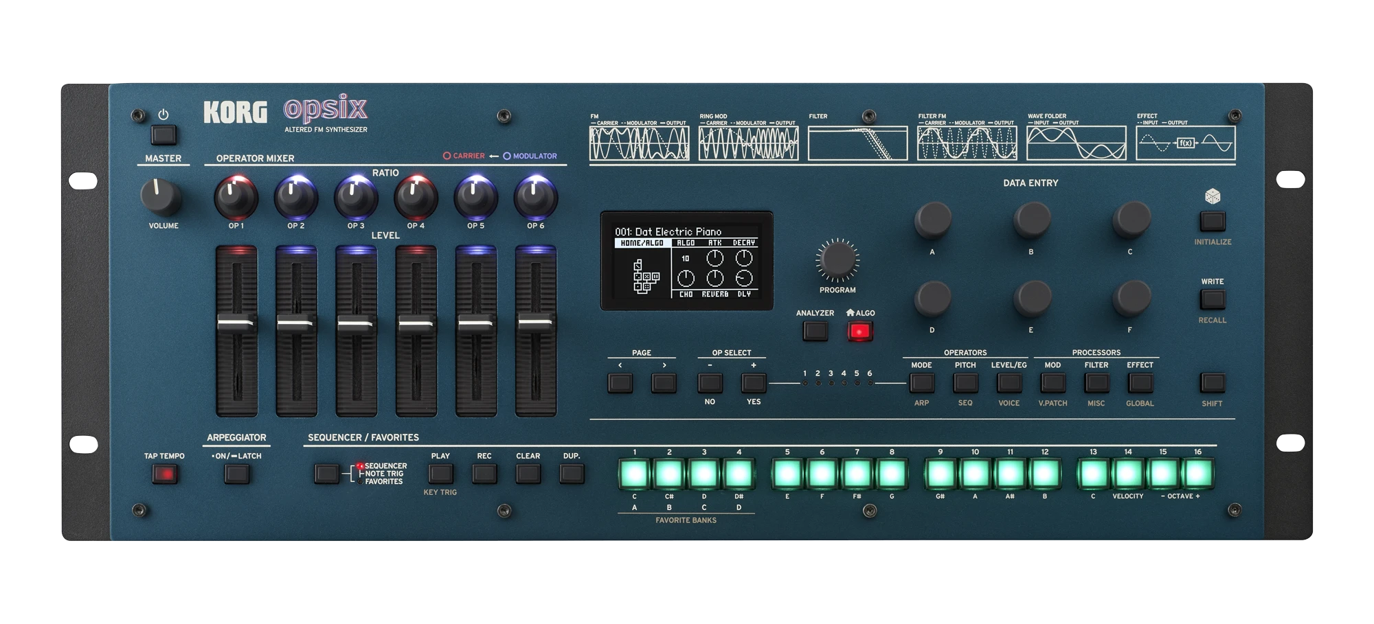 Korg OPSIX Module Aussteller